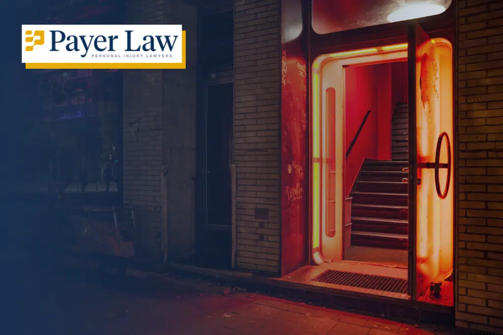 door of a nightclub