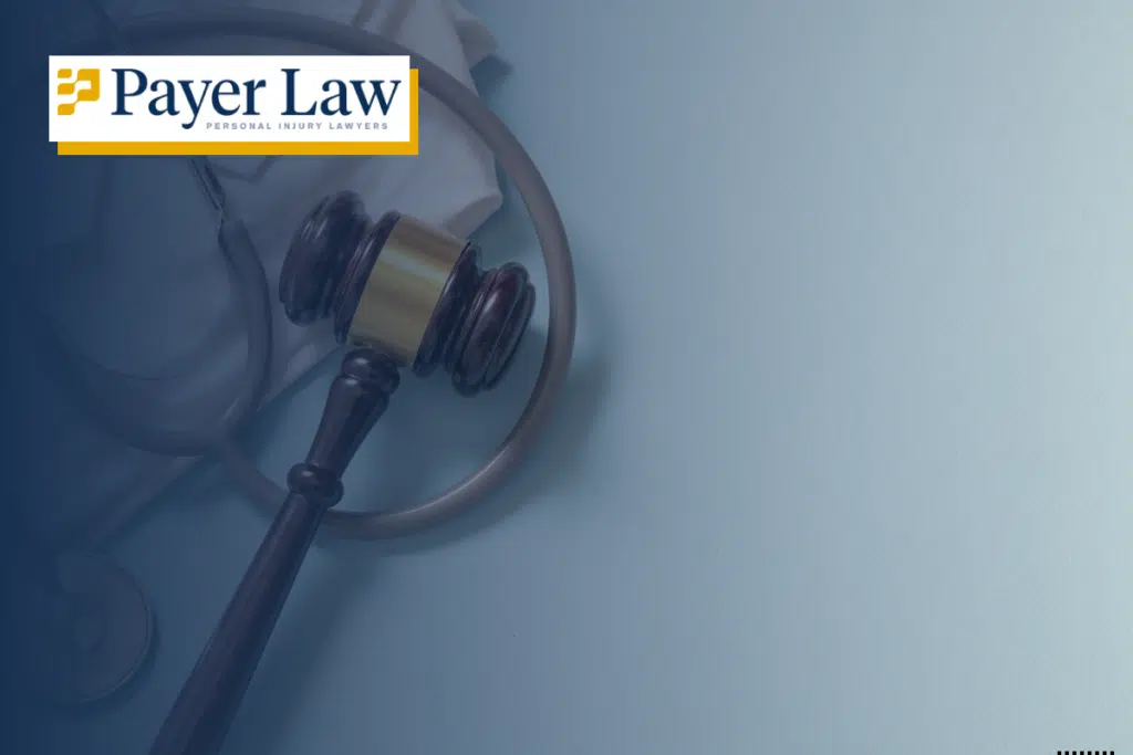 a stethoscope and a gavel
