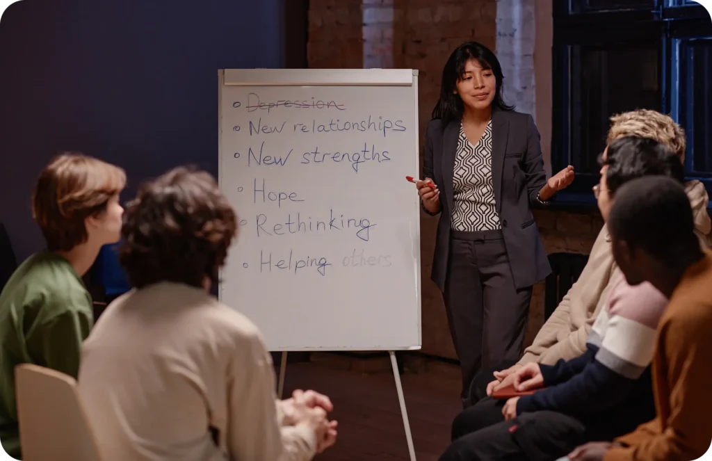 Talking About Depression During Group Therapy
