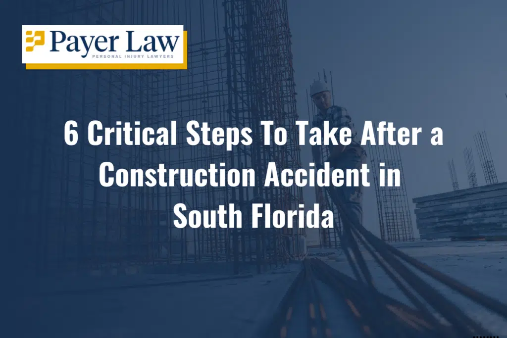 a construction worker on a construction site in South Florida