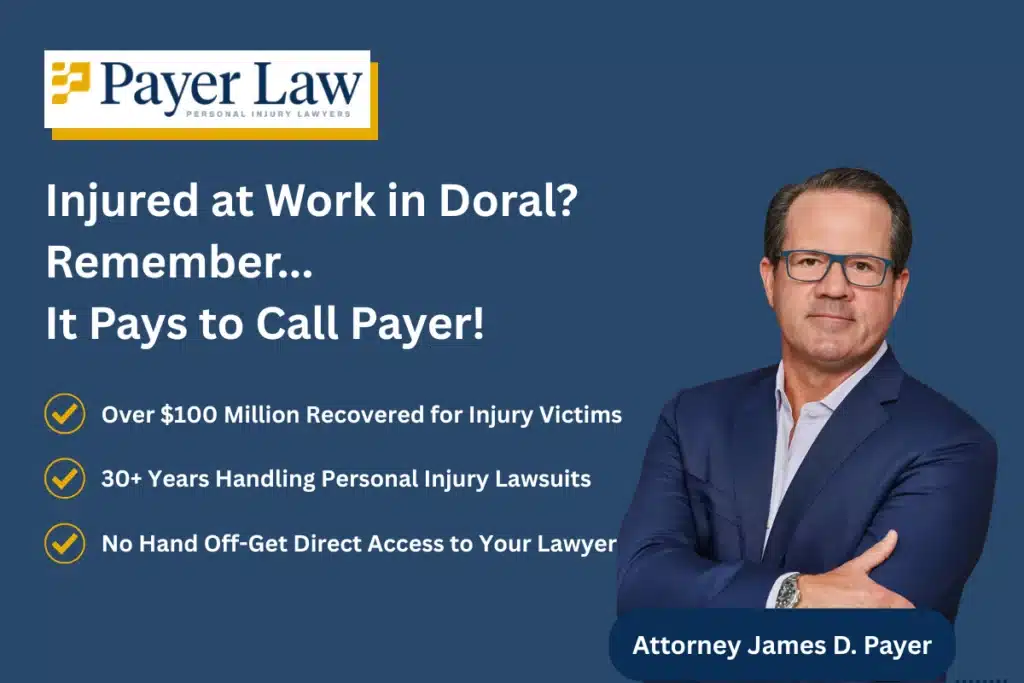Doral work injury lawyer James D. Payer